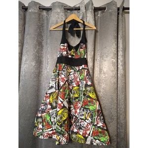 HellBunny Vixen Horror Movie Dress